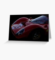 1967 Ferarri 330 P3/4 - Sensual Speed Full Frontal Greeting Card