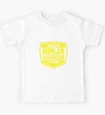 Amerikanischer Ninja-Krieger - Gelb Kinder T-Shirt