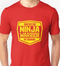 Camiseta ajustada Guerrero Ninja Americano - Amarillo