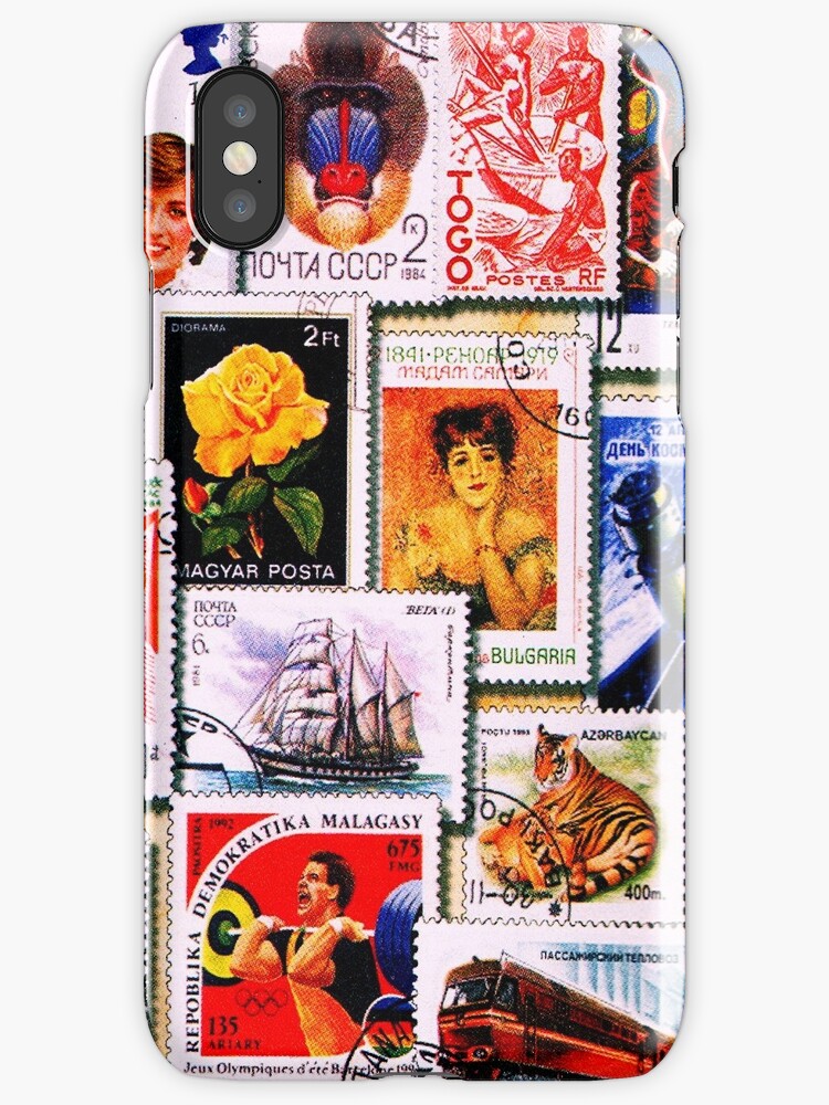 "Stamp Collector" iPhone Cases & Skins by tvlgoddess Redbubble