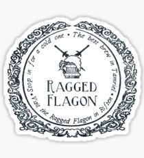 Visit the Ragged Flagon! Sticker