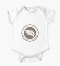 The Society of Palaeontology Fanciers (Brown on White) One Piece - Short Sleeve