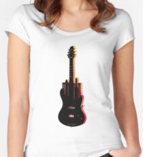 music nyc Women's Fitted Scoop T-Shirt