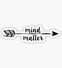 Mind Over Matter - Arrow Sticker