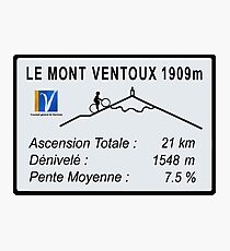 Mont Ventoux Cycling Photographic Print