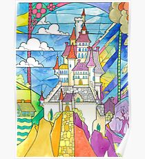 Beauty and the Beast Castle Poster