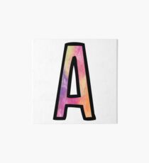 Letter A Art Board