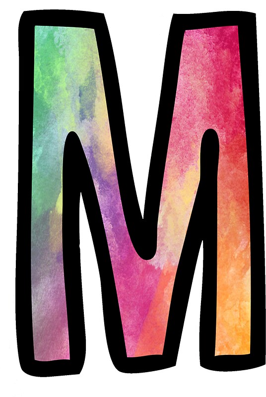 The Letter M Stickers Redbubble