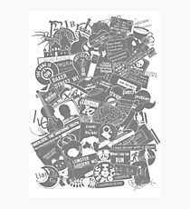 Ultimate Sherlock - Black and White Edition Photographic Print