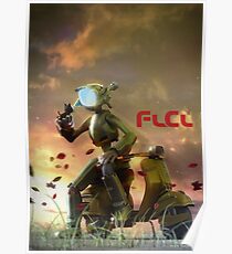 FLCL - Canti and Takkun Poster