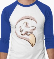 The fox is sleeping Men's Baseball ¾ T-Shirt