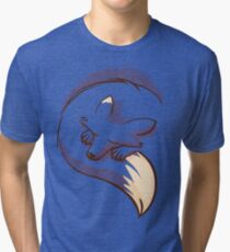 The fox is sleeping Tri-blend T-Shirt