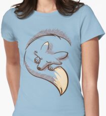 Der Fuchs schläft Tailliertes T-Shirt für Frauen