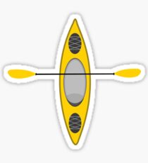 Kayaking (Yellow) Sticker