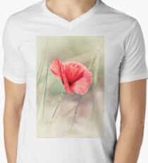 Wild Poppy Men's V-Neck T-Shirt