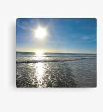 San Diego Beach With The Sun Metal Print