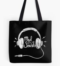 Mad Sounds White Tote Bag