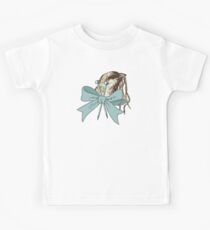 Vintage bird yarn knitting needles knitter tee Kids Tee