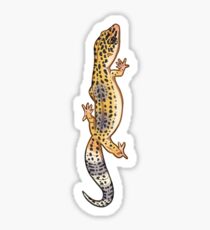 Fastwalking Normal Leopard Gecko - Vertical Sticker