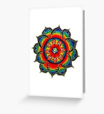 Rainbow Mandala Greeting Card