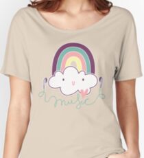 I Love Music Doodle Women's Relaxed Fit T-Shirt