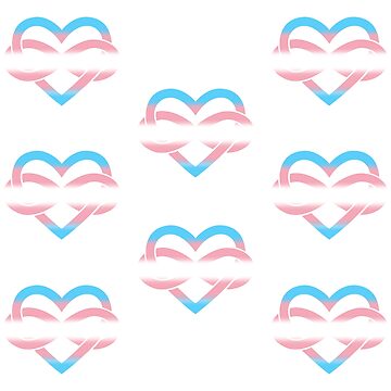 Artwork thumbnail, 8x Transgender Polyamory Infinity Heart by polyphiliashop