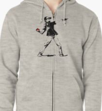 Banksy Pokemon Zipped Hoodie