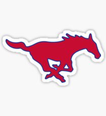 SMU Mustang Sticker