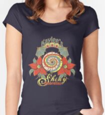 Kaylee's Shiny Umbrellas Women's Fitted Scoop T-Shirt