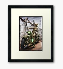 Cyberpunk Painting 023 Framed Print