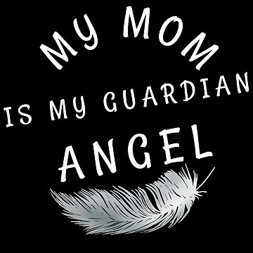 MY MOM ÍS MY GUARDIAN ANGEL - Mom - Baseball T-Shirt