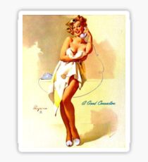 Gil Elvgren Appreciation T-Shirt no. 01 Sticker