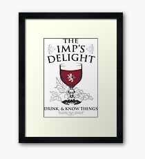 Imp's Delight - Light Framed Print