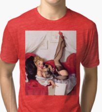 Gil Elvgren Appreciation T-Shirt no. 05 Tri-blend T-Shirt