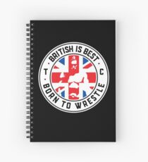 Toby Clements 'British Is Best' Flag Artwork #8 Spiral Notebook