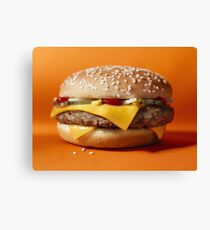 Hamburger Items Canvas Print