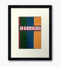 525600 minutes Framed Print
