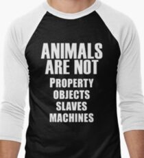 Animals Are Not Men's Baseball ¾ T-Shirt