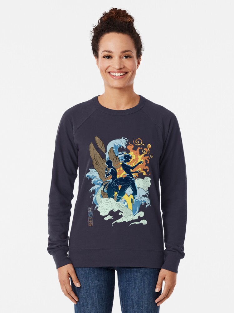 Alternate view of Two Avatars Lightweight Sweatshirt