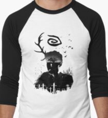 Rust Men's Baseball ¾ T-Shirt