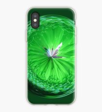 Fantasy Glass Orb in Orange iPhone Case