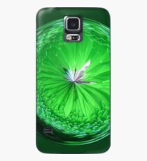Fantasy Glass Orb in Orange Case/Skin for Samsung Galaxy