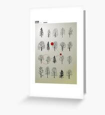 Natura Poster Greeting Card