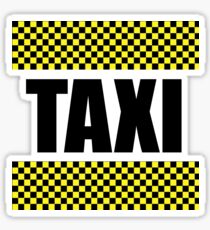 Taxi Cab Sticker