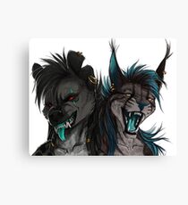 Radioactive Blue Canvas Print