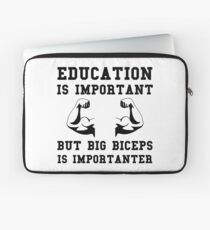 Biceps Important Laptop Sleeve