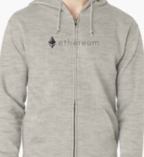 Ethereum logo Zipped Hoodie