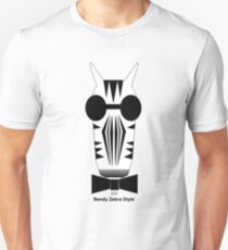 Bendy Zebra Style Unisex T-Shirt