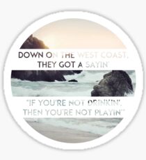 West Coast Sticker