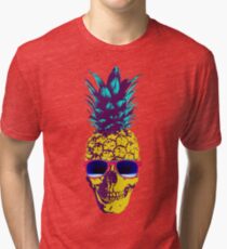 Pineapple Skull Tri-blend T-Shirt